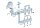 Kathrein UAS 684 Universal Quattro LNB 4 Ausgänge für CAS 80 90 120 Sat ASTRA