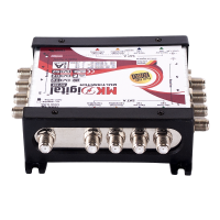 MK Digital MV 508 Multischalter 5/8 kaskadierbar Sat-Verteiler 8 Teilnehmer 4K