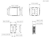 Dahua IPC-HUM8441P-E2 IP Steuergerät 2X4MP H.265 H.264 PoE Alarm I/O