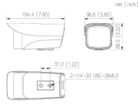 Dahua IPC-HFW3441MP-AS-SFC-I2-0800B IP Box Anti-Öl Kamera-Zubehör 4MP WizSense SMD H.265 H.264 MJPEG