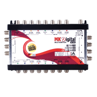 MK Digital MV 908 Multischalter 9/8 kaskadierbar 2 Satelliten 8 Teilnehmer