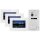 BALTER EVO Video-Türsprechanlage Einfamilienhaus 3x 7-Zoll-Monitor Silber