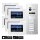 BALTER EVO Türsprechanlage 6-Familienhaus 6x 7-Zoll-Monitor Silber WLAN App