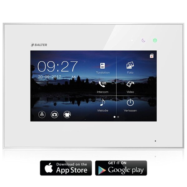 BALTER EVO IP Innenstation 7 Zoll Silber WLAN App