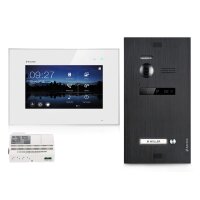 BALTER EVO Video-Türsprechanlage Einfamilienhaus 3x 7-Zoll-Monitor Schwarz/Weiß