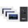 BALTER EVO Video-Türsprechanlage Einfamilienhaus 3x 7-Zoll-Monitor Schwarz/Weiß