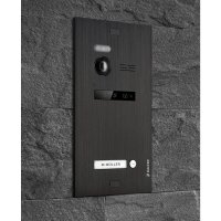 BALTER EVO Türsprechanlage Einfamilienhaus 3x Monitor Schwarz/Weiß WLAN App