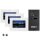 BALTER EVO Türsprechanlage Einfamilienhaus 3x Monitor Schwarz/Weiß WLAN App