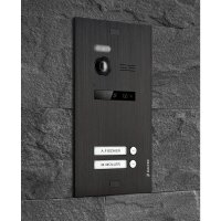 BALTER EVO Türsprechanlage 2-Familienhaus 2x Monitor Schwarz/Weiß WLAN App
