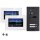 BALTER EVO Türsprechanlage 2-Familienhaus 2x Monitor Schwarz/Weiß WLAN App