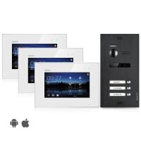 BALTER EVO Türsprechanlage 3-Familienhaus 3x Monitor...