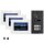 BALTER EVO Türsprechanlage 3-Familienhaus 3x Monitor Schwarz/Weiß WLAN App