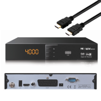 MK Digital HD-S3 Full HD 1080p Sat Receiver HDMI Scart...
