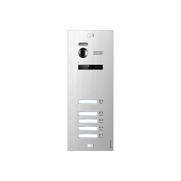 BALTER EVO HD Außenstation 5-Familienhaus Silber Unterputz 2-Draht-BUS