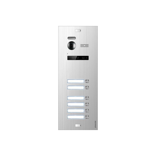 BALTER EVO HD Außenstation 6-Familienhaus Silber Unterputz 2-Draht-BUS