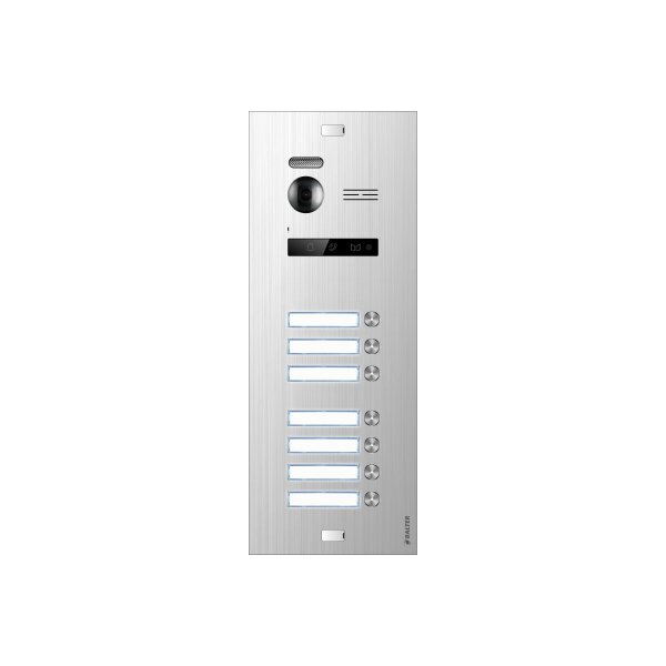 BALTER EVO HD Außenstation 7-Familienhaus Silber Unterputz 2-Draht-BUS