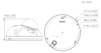 Dahua IPC-HDBW3441FP-AS-0360B-S2 IP Dome Überwachungskamera 4MP WizSense SMD H.265 H.264 MJPEG PoE