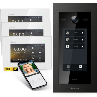 BALTER EVO HD Touch Türsprechanlage 3-Fam. 3x...