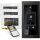 BALTER EVO HD Touch Türsprechanlage 3-Fam. 3x Monitor Schwarz/Weiß WLAN App