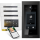 BALTER EVO HD Touch Türsprechanlage 4-Fam. 4x Monitor Schwarz/Weiß WLAN App