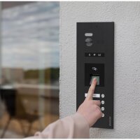 BALTER EVO HD Fingerprint Türsprechanlage 3-Familienhaus 3x Monitor Schwarz