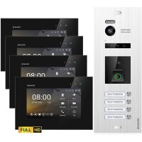 BALTER EVO HD Fingerprint Türsprechanlage 4-Fam. 4x...