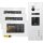 BALTER EVO HD Fingerprint Türsprechanlage 3-Familienhaus 3x Monitor Silber