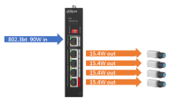 Dahua PFT1500 PoE Extender Netzwerk- und Videozubehör