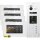 BALTER EVO HD Fingerprint Türsprechanlage 4-Familienhaus 4x Monitor Silber