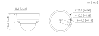 Dahua HAC-HDBW2501RAP-Z-A-27135-S2-DIP HDCVI Dome Überwachungskamera 5MP Starlight AHD TVI CVBS