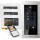 BALTER EVO HD Touch Türsprechanlage 3-Familienhaus 3x Monitor Silber WLAN App