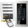 BALTER EVO HD Touch Türsprechanlage 4-Familienhaus 4x Monitor Silber WLAN App