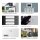 BALTER EVO HD Fingerprint Set 1-Fam. 2x Monitor Silber/Schwarz WLAN App