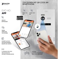 BALTER EVO HD Fingerprint Set 2-Fam. 2x Monitor Silber/Schwarz WLAN App