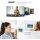 BALTER EVO HD Fingerprint Set 2-Fam. 2x Monitor Silber/Schwarz WLAN App