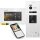 BALTER EVO HD Fingerprint Türsprechanlage 1-Fam. 1x Monitor Silber WLAN App