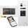 BALTER EVO HD Fingerprint Türsprechanlage 1-Fam. 1x Monitor Silber WLAN App