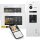 BALTER EVO HD Fingerprint Türsprechanlage 2-Fam. 2x Monitor Silber WLAN App