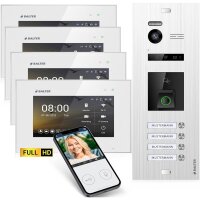 BALTER EVO HD Fingerprint Türsprechanlage 4-Fam. 4x...