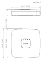 Dahua NVR4104-P-EI NVR 4 Kanal 4 PoE Videorekorder WizSense SMD