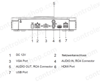 Dahua NVR4108-EI NVR 8 Kanal Videorekorder WizSense SMD H.265 H.264 MJPEG
