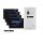 BALTER EVO Türsprechanlage Einfamilienhaus 4x Monitor Silber/Schwarz WLAN App