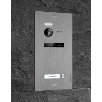 BALTER EVO Video-Türsprechanlage 4-Familienhaus 4x 7-Zoll-Monitor Silber/Schwarz