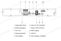 Dahua NVR4204-P-EI NVR 4 Kanal 4 PoE Videorekorder SMD H.265 H.264 MJPEG