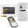 BALTER EVO HD Türsprechanlage Einfamilienhaus 1x 7-Zoll-Monitor Silber WLAN App