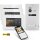 BALTER EVO HD Türsprechanlage Einfamilienhaus 3x 7-Zoll-Monitor Silber WLAN App