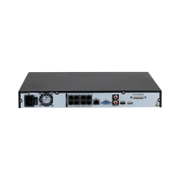 Dahua NVR4208-8P-EI NVR 8 Kanal 8 PoE Videorekorder SMD H.265 H.264 MJPEG