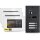 BALTER EVO HD Türsprechanlage 3-Familienhaus 3x 7-Zoll-Monitor Schwarz/Weiß