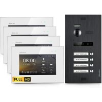 BALTER EVO HD Türsprechanlage 4-Familienhaus 4x...