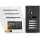 BALTER EVO HD Türsprechanlage 4-Familienhaus 4x 7-Zoll-Monitor Schwarz/Weiß